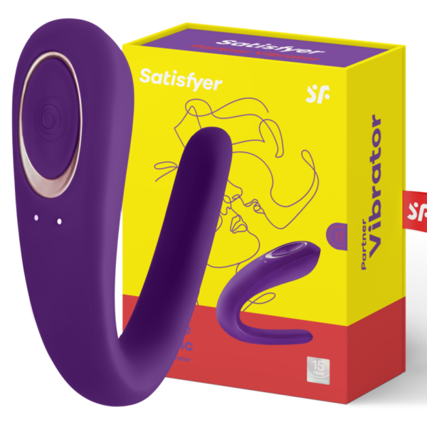 POTENTE - SATISFYER - VIBRADOR DE BRINQUEDO DO PARCEIRO ESTIMULANDO AMBOS OS PARCEIROS