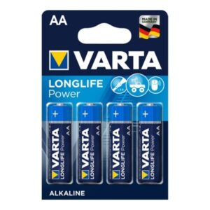 POTENTE - VARTA - UNIDADE LONGLIFE POTÊNCIA ALCALINA AA LR6 4