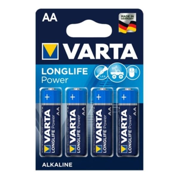 POTENTE - VARTA - UNIDADE LONGLIFE POTÊNCIA ALCALINA AA LR6 4