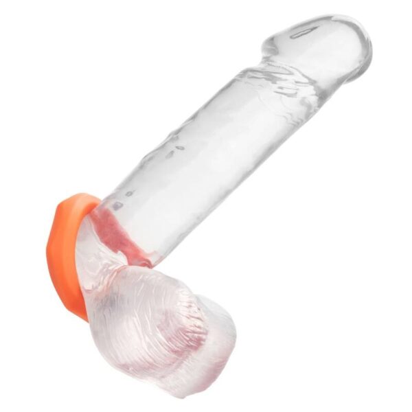 POTENTE - CALEXOTICS - ANEL ALPHA SEXAGON LARANJA