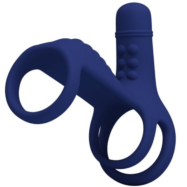 POTENTE - PRETTY LOVE - ANEL VIBRANTE ELISH COM EXTENSO AZUL