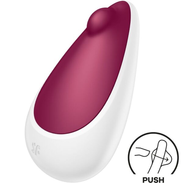 POTENTE - SATISFYER - SPOT ON 3 ESTIMULADOR CLITÓRICO BERRY