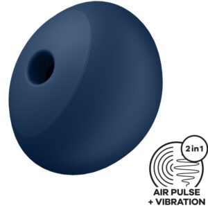 POTENTE - SATISFYER - AIR POWER 4 ESTIMULADOR E VIBRADOR 12 VIBRAÇÕES AZUL