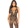 LEG AVENUE - MESH BODYSTOCKING SEM FUNDO PRETO TAMANHO ÚNICO - Image 2