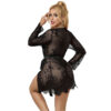 SUBBLIME - 953751 CAMISOLA DE RENDA + TANGA PRETA S/M - Image 2