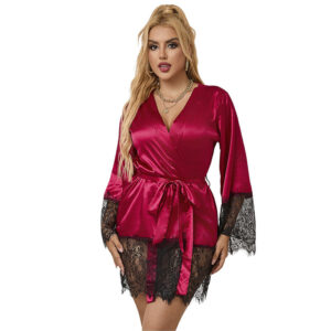 POTENTE - SUBBLIME - 953812 PIJAMAS ELEGANTES DE RENDA + TANGA VERMELHO S/M