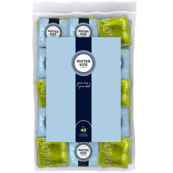 POTENTE - MISTER SIZE - PRESERVATIVO TAMANHO S 49 MM (100 UNIDADES)