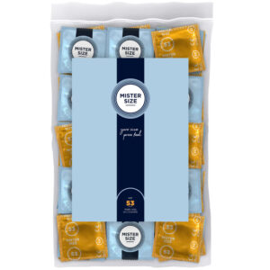POTENTE - MISTER SIZE - PRESERVATIVO TAMANHO M 53 MM (100 UNIDADES)