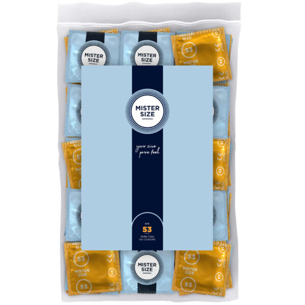 POTENTE - MISTER SIZE - PRESERVATIVO TAMANHO M 53 MM (100 UNIDADES)
