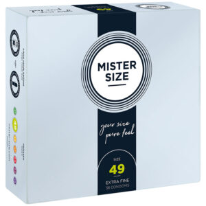 POTENTE - MISTER SIZE - PRESERVATIVO TAMANHO S 49 MM (36 UNIDADES)