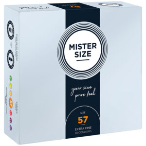 POTENTE - MISTER SIZE - PRESERVATIVO TAMANHO L 57 MM (36 UNIDADES)