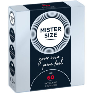 POTENTE - MISTER SIZE - PRESERVATIVO TAMANHO XL 60 MM (3 UNIDADES)