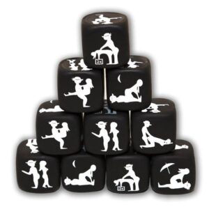POTENTE - DIABLO PICANTE - DADOS DO JOGO DE POSTURA PRETA