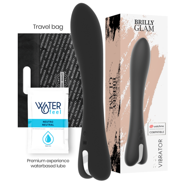 POTENTE - BRILLY GLAM - RYAN VIBRADOR WATCHME WIRELESS TECNOLOGIA COMPATÍVEL