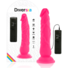 POTENTE - DIVERSIA - FLEXÍVEL VIBRATÓRIO ROSA 21 CM -O- 4.9 CM