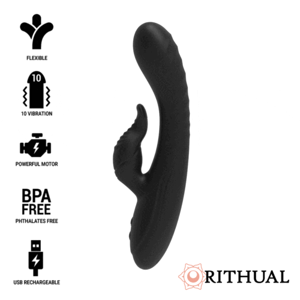 POTENTE - RITHUAL - ANUSARA DUPLO MOTOR RECARREGVEL 2.0 PRETO