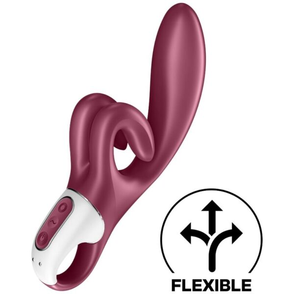 POTENTE - SATISFYER - TOUCH ME COELHO VIBRAO VERMELHO