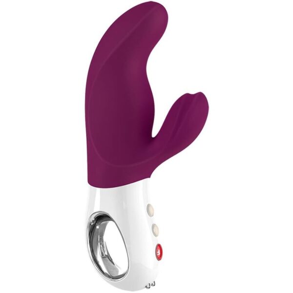 POTENTE - FUN FACTORY - VIBRADOR MISS BI DUAL UVA BRANCO