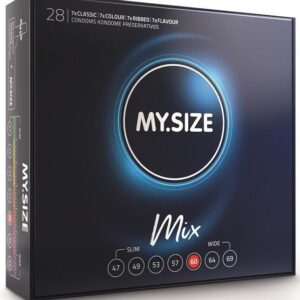 POTENTE - MY SIZE - MIX PRESERVATIVOS 60 MM 28 UNIDADES