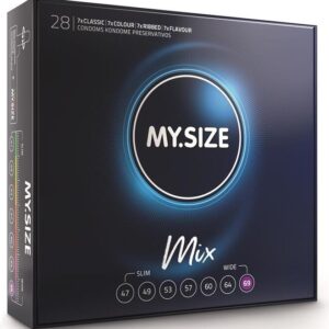 POTENTE - MY SIZE - MIX PRESERVATIVOS 69 MM 28 UNIDADES