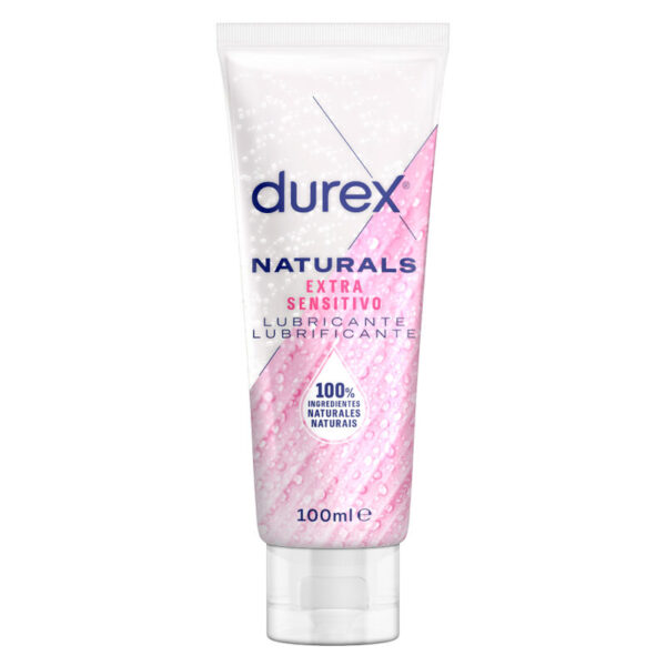 POTENTE - DUREX - LUBRIFICANTE NATURALS EXTRA SENSÍVEL 100 ML