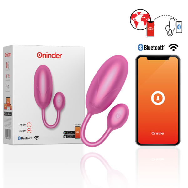 POTENTE - ONINDER - OVO VIBRANTE TÓQUIO ROSA 7