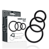 POTENTE - ADDICTED TOYS - CONJUNTO DE ANÉIS DE PARA PÉNIS PRETO