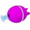 POTENTE - PRETTY LOVE - VIBRADOR DE SILICONE REDONDO ROXO BOLA GEMINI