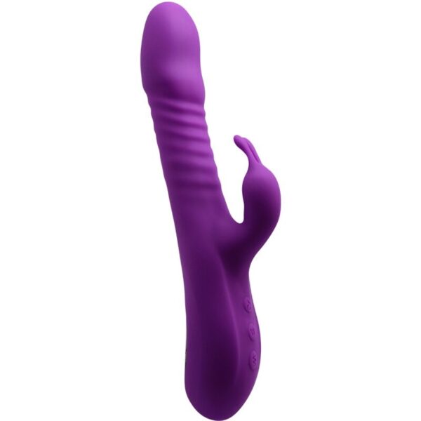 POTENTE - ALIVE - ROMAX VIBRADOR COELHO SILICONE VIOLETA