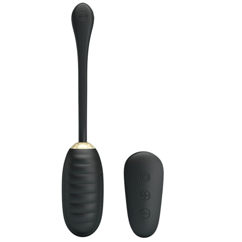 POTENTE - PRETTY LOVE - DOREEN LUXURY RECARREGÁVEL VIBRADOR OVO PRETO CONTROLE REMOTO