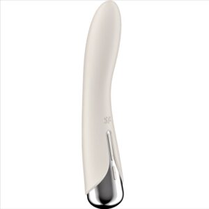 POTENTE - SATISFYER - VIBRADOR ROTADOR BEGE SPINNING VIBE 1 G-SPOT BEIGE