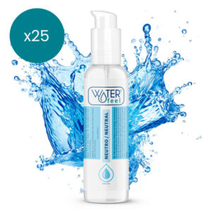 POTENTE - WATERFEEL - LUBRIFICANTE NATURAL 150 ML PACK 25 UNIDADES