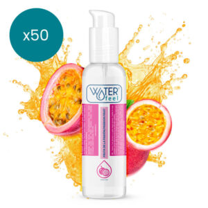 POTENTE - WATERFEEL - LUBRIFICANTE À BASE ÁGUA DE MARACUJÃO 175 ML PACK 50 UNIDADES