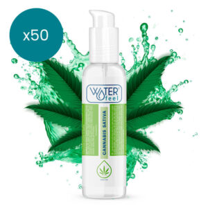 POTENTE - WATERFEEL - LUBRIFICANTE CANNABIS 150 ML PACK 50 UNIDADES