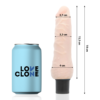 POTENTE - LOVECLONE - VIBRADOR AUTO LUBRIFICANTE SVEN 18.5 CM -O- 3.3 CM