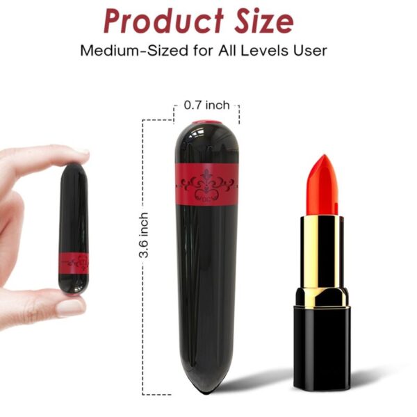 POTENTE - ARMONY - BALA VIBRADOR FOGUETE PRETO