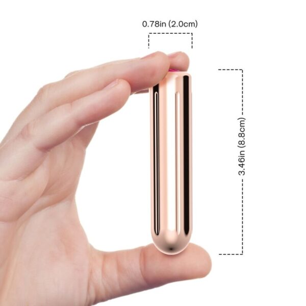 POTENTE - ARMONY - BALA VIBRADOR WARHEAD DOURADO 2 CM x 8.8 CM