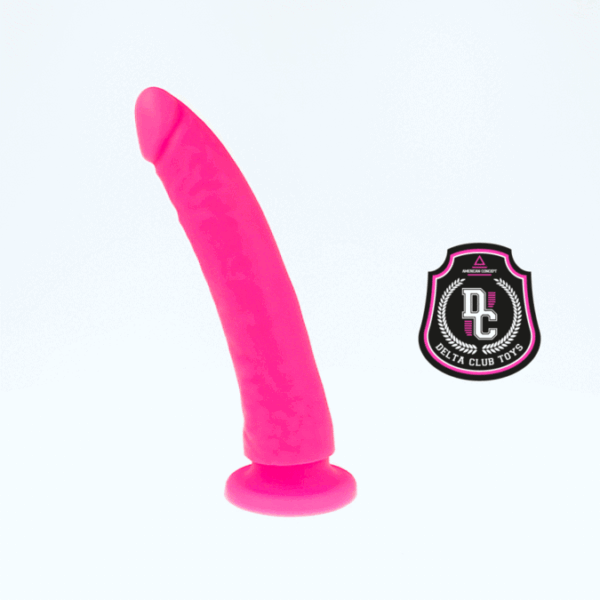 POTENTE - DELTA CLUB - TOYS DILDO MÉDICO ROSA SILICONE 17 CM -O- 3 CM