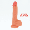 POTENTE - CYBER SILICOCK - SILICONE LÍQUIDO MACIO ULTRA REALÍSTICO FREEMAN 20 CM -O- 3.8 CM