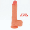 POTENTE - CYBER SILICOCK - SILICONE LÍQUIDO MACIO CONNOR ULTRA REALISTA 20.5 CM -O- 3.7 CM