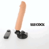 POTENTE - BASECOCK - VIBRADOR DE CONTROLE REMOTO NATURAL REALISTA 20 CM -O- 4 CM