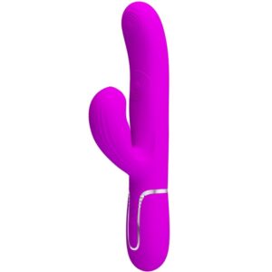 POTENTE - PRETTY LOVE - PERLITA MULTIFUNO 3 EM 1 VIBRADOR G-SPOT VIOLETA