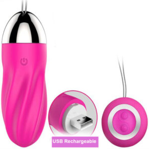 POTENTE - ARMONY - OVO VIBRANTE ESPIRAL SWEETY CONTROLE REMOTO ROSA
