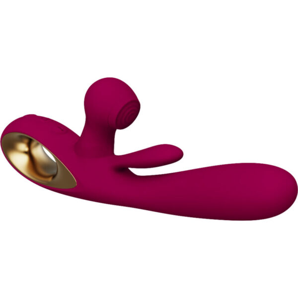 POTENTE - ARMONY - VIBRADOR DE IMPACTO SWING E ESTIMULADOR DUPLO MODELO 1 BORDEAUX