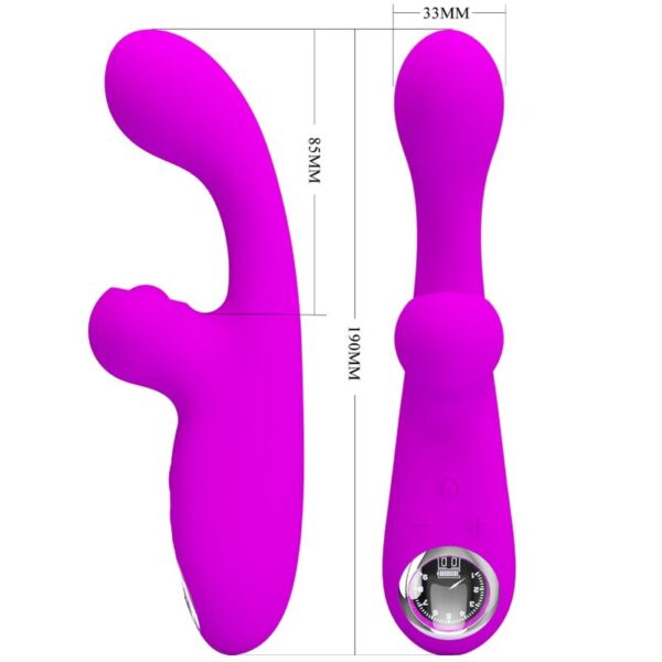 POTENTE - PRETTY LOVE - SKYLAR VIBRADOR ESTIMULADOR ROXO