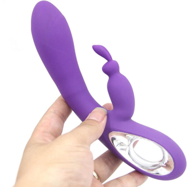 POTENTE - ARMONY - VIBRADOR DE ANEL DE PUXAO DE COELHO BELLA VIOLET