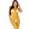 POTENTE - LEG AVENUE - VESTIDO LONGO NET AMARELO TAMANHO ÚNICO
