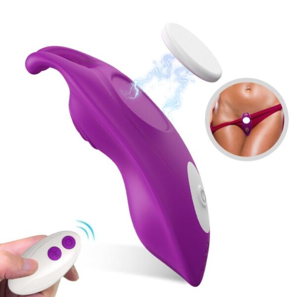 POTENTE - ARMONY - HONEYBEE WEARABLE CALÇAS VIBRADOR G-SPOT CONTROLE REMOTO ROXO