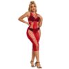 SUBBLIME - 952327 VESTIDO LONGO RED FISHNET TAMANHO ÚNICO - Image 3