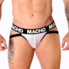 POTENTE - MACHO - MX26X1 JOCK GRID BRANCO M